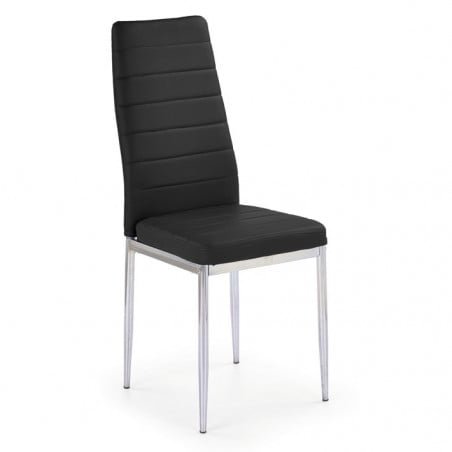 Chaise en simili cuir noir... - Chaises - So Inside