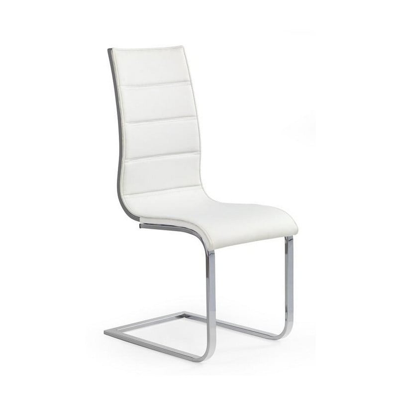 chaise design luge blanche et grise Aury