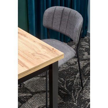 Table à manger rectangulaire de style industriel 120x68 cm CEPHEE