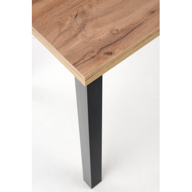 Table à manger rectangulaire de style industriel 120x68 cm CEPHEE
