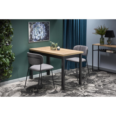 Table à manger rectangulaire de style industriel 120x68 cm CEPHEE