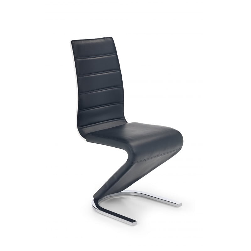 chaise noir et blanc design Horine