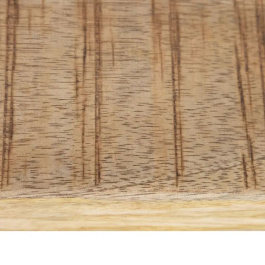 Table de repas industrielle en bois massif et pieds métal U Edern