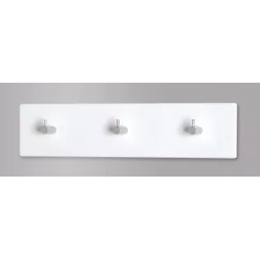 Porte-manteau design blanc 3 crochets design Elio - So Inside