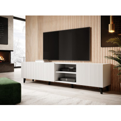 Meuble TV design blanc 200...