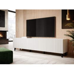 Meuble TV design blanc 200...