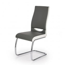 Chaise grise blanche design Olly