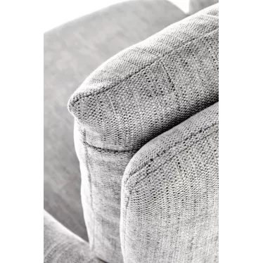 Siège de bureau design tissu gris avec roulettes Persée - So Inside