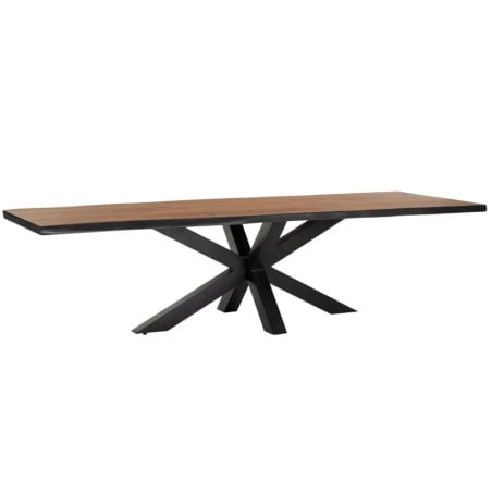 Table à manger design bois et métal 300cm Falto