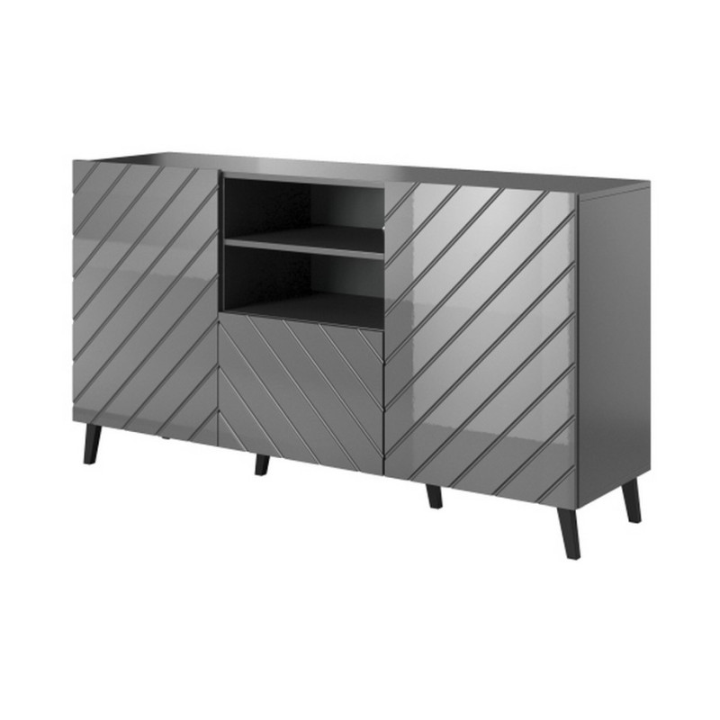 Buffet design gris brillant...