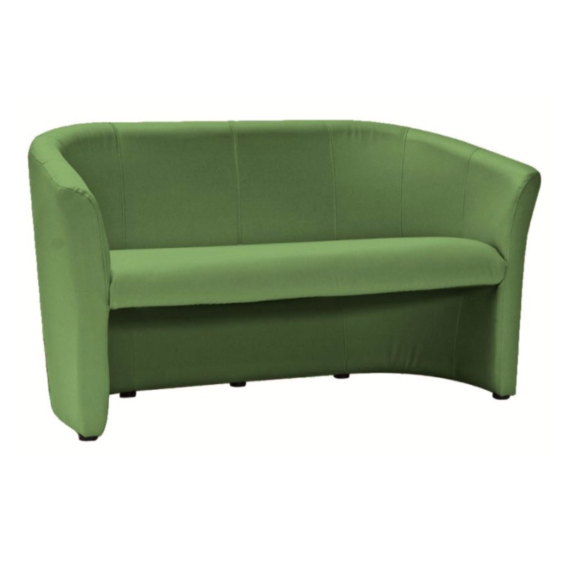 Canapé design 3 places écocuir vert Flaze