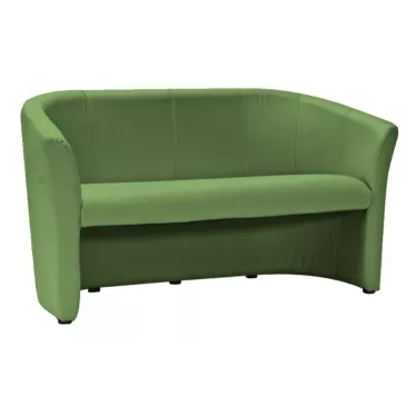 Canapé design 3 places écocuir vert Flaze