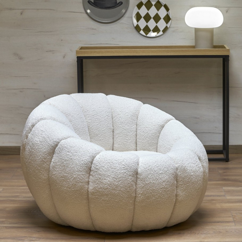 Pouf Poire Rond Pour Enfants - Housse Polyester Douce, Léger, Pour Chambre Ou Salon, Housse Amovible (couleurs Vives)