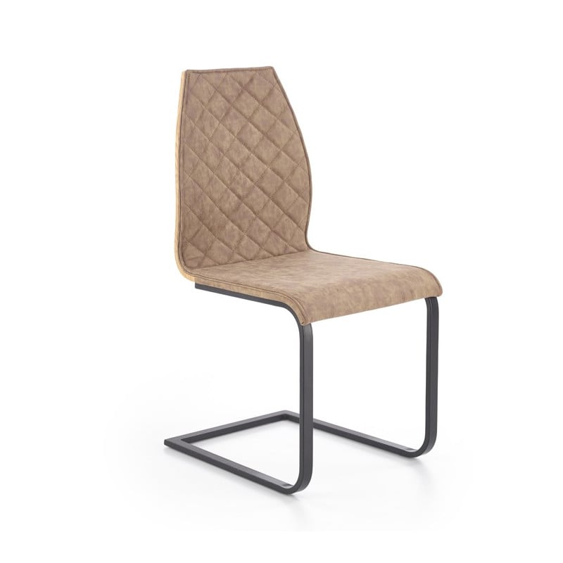 Chaise design confort vintage marron Banff