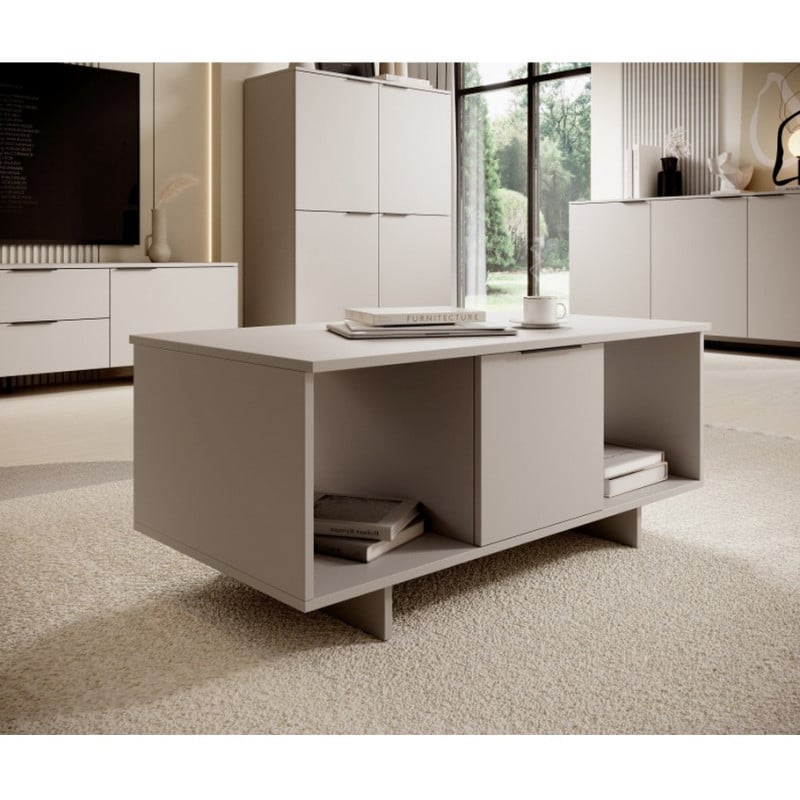 Table basse beige 100 x 55...