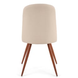 Chaise design beige Miya