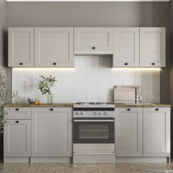 Cuisine moderne couleur cachemire 240 cm FARMER