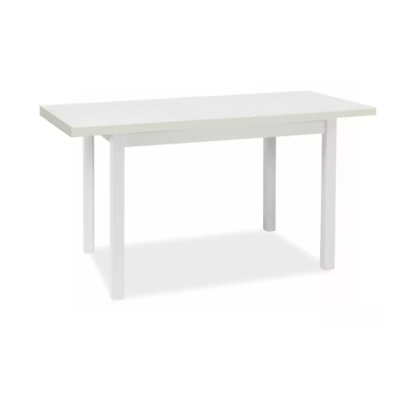 Table de salle à manger extensible 90/125 cm rectangulaire blanche MALICE2 - Tables à manger - So Inside