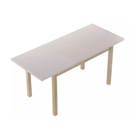 Table à manger extensible 90/125 cm cachemire & bois clair MALICE11 - Tables à manger - So Inside