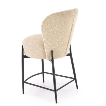 Chaise haute de cuisine beige style scandinave contemporain ROCKIN