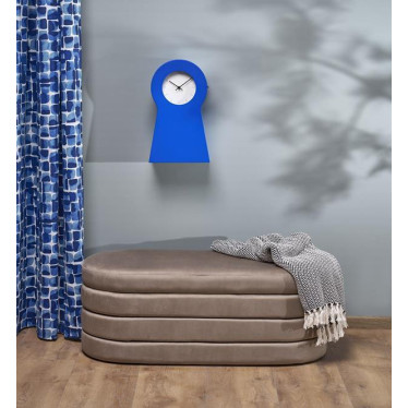 Banc couleur beige en velours avec coffre de rangement BENCH
