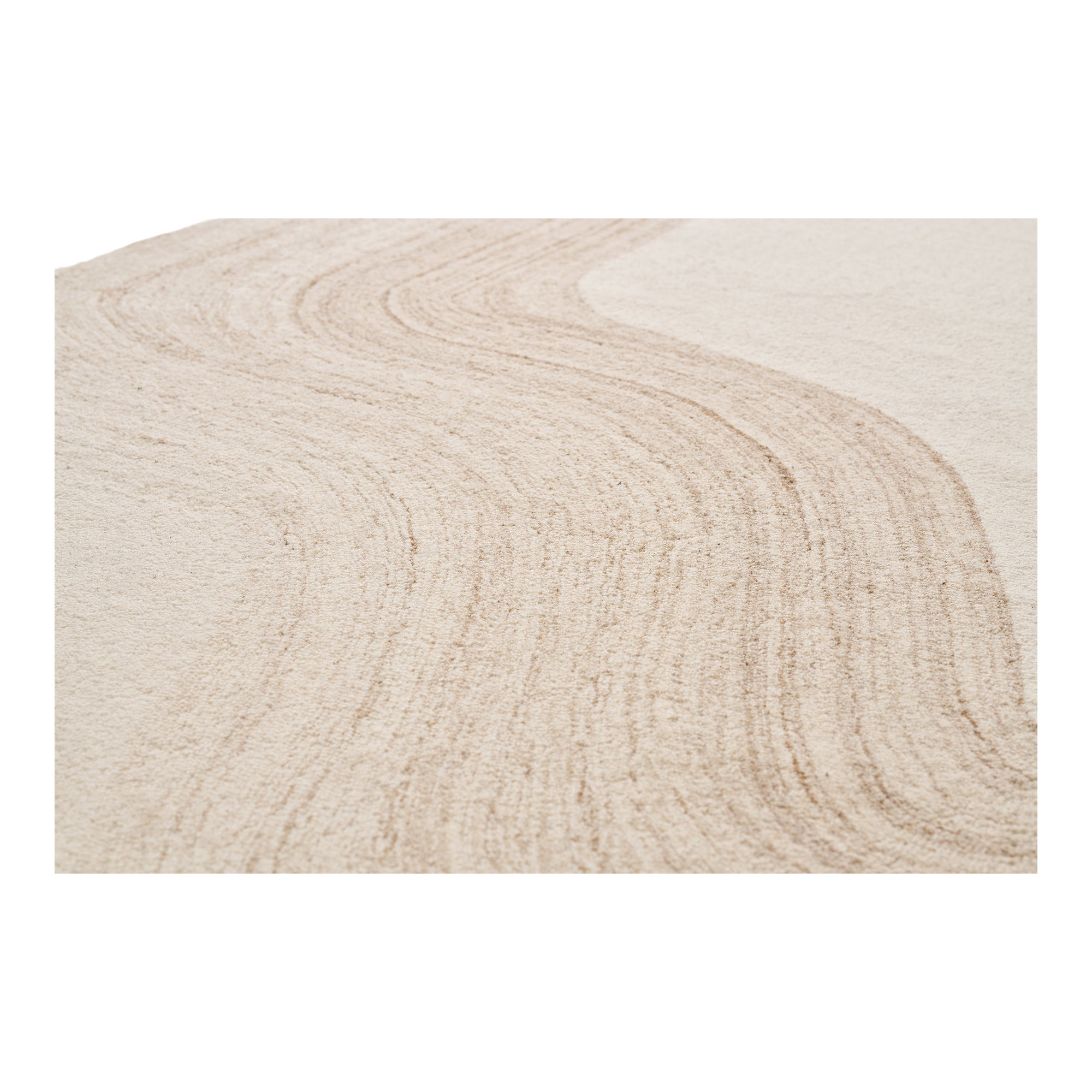 Roald Rug - Rug, hand tufted, light brown/ivory 200x300 cm