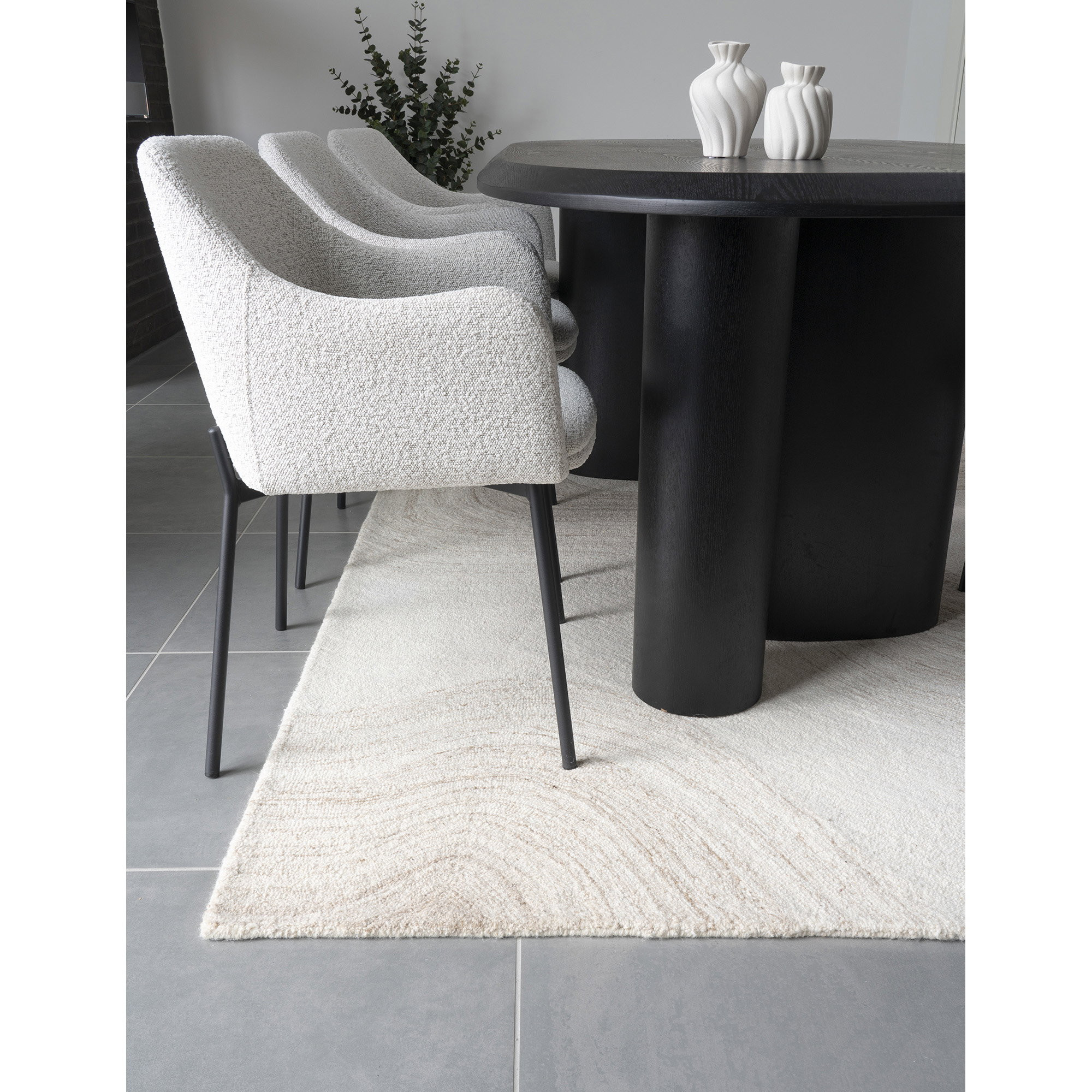 Roald Rug - Rug, hand tufted, light brown/ivory 200x300 cm