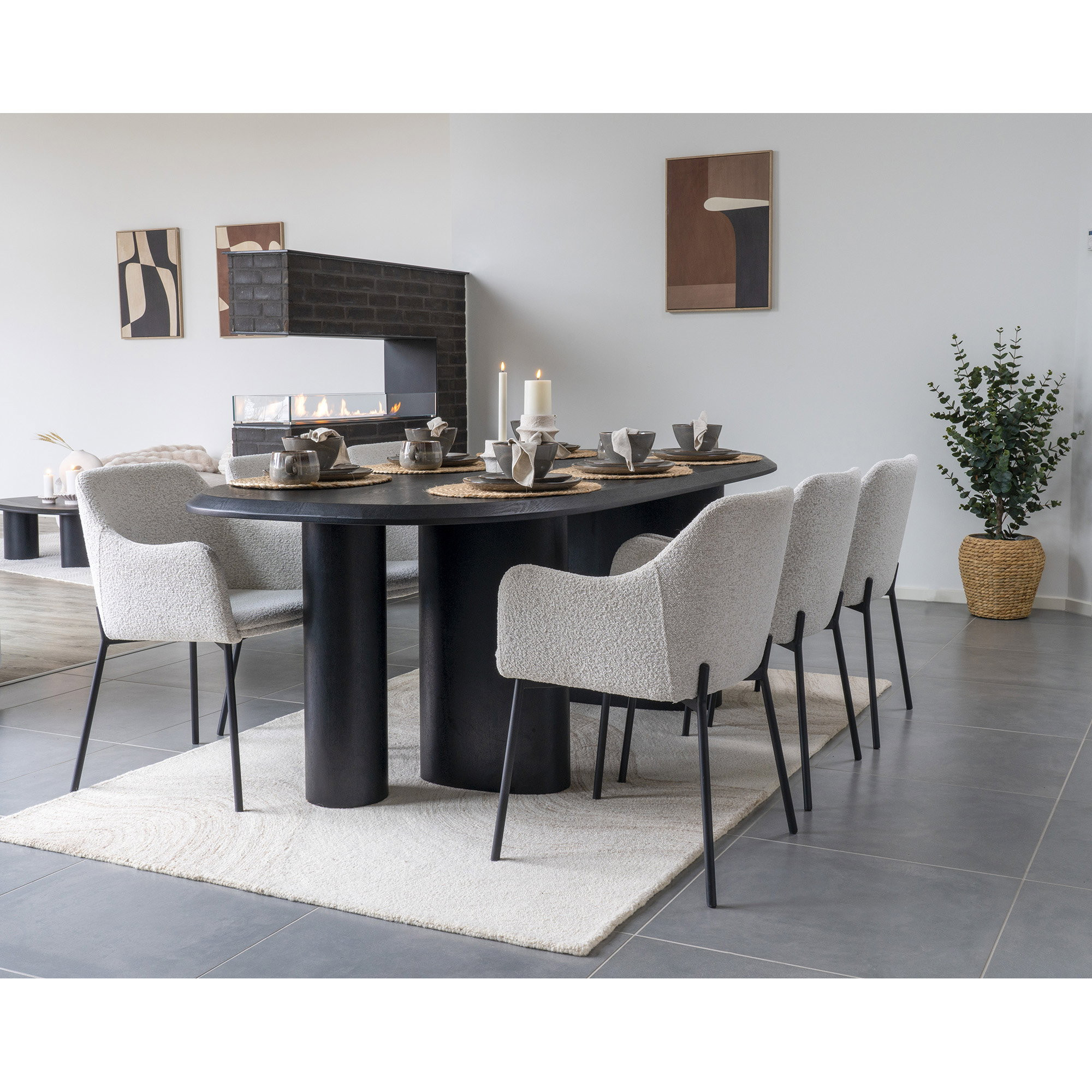 Roald Rug - Rug, hand tufted, light brown/ivory 160x230 cm