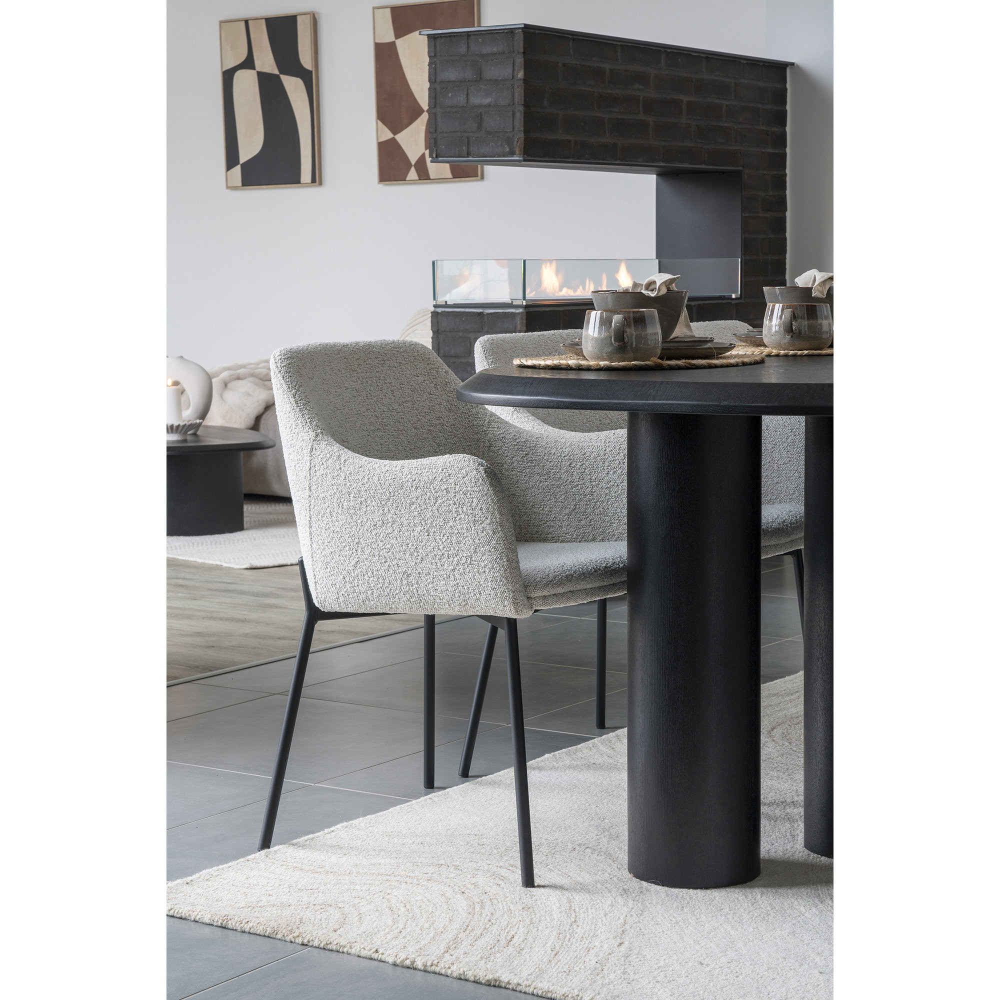 Roald Rug - Rug, hand tufted, light brown/ivory 160x230 cm