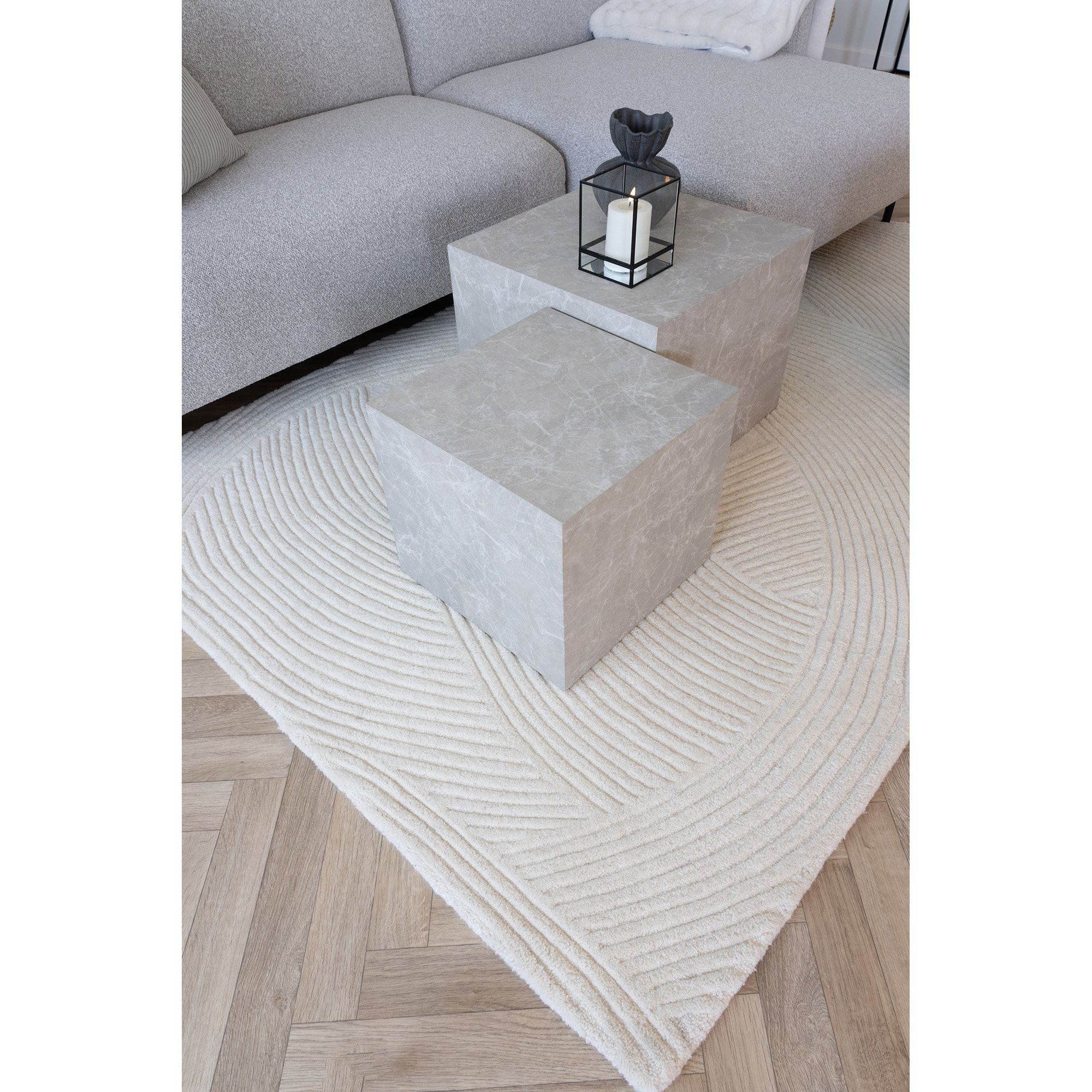 Leandro Rug - Rug, hand tufted, ivory 200x300 cm