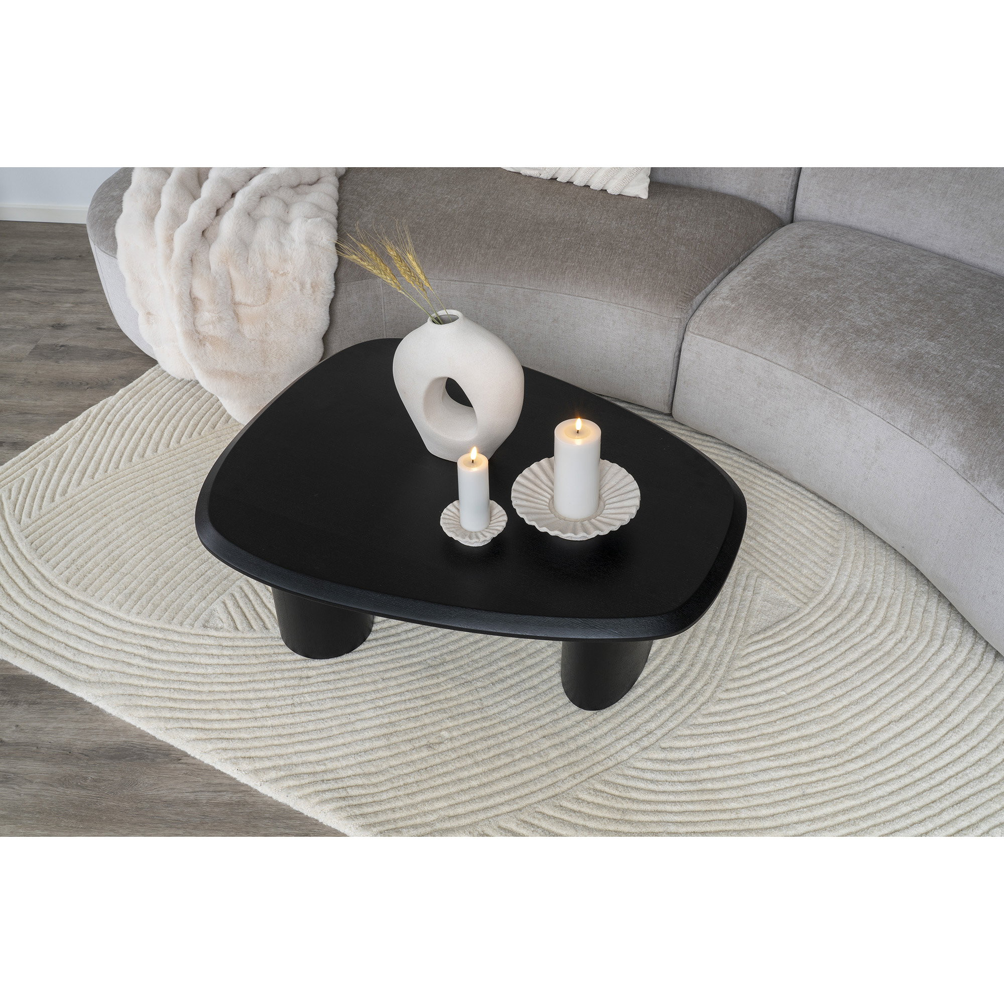 Leandro Rug - Rug, hand tufted, ivory 200x300 cm