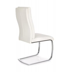 Chaise design blanche luge Cleo
