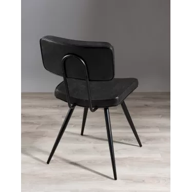 Lot de 2 chaises James noir