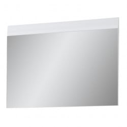 Miroir design blanc laqué Alama